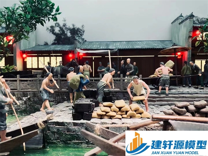 赣榆博物馆江南水乡模型