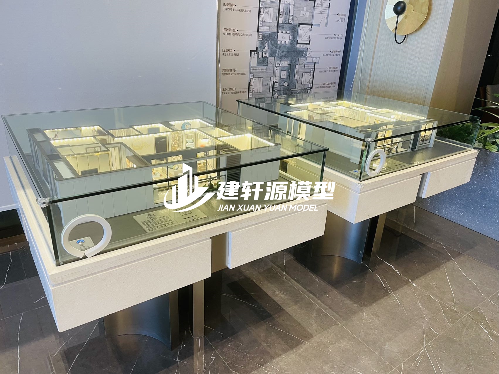 赣榆中梁地产户型模型制作